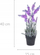 Lavandë artificiale në vazo Home Styling Collection, 40cm, dekor, lejla