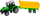Lodër traktor Maksik Tractor, 55x15x16 cm, plastik, shumëngjyrësh