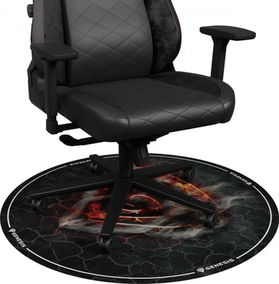 Tapet mbrojtës për karrige Genesis Tellur 400 Round Lava, 100cm, rrethor, shumëngjyrësh