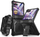 Kuti mbrojtëse i-Blason Armorbox për Samsung Galaxy Z Flip7, me këmbëz, me xham për ekran, e zezë