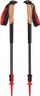Shkopinj trekking Black Diamond Pursuit Shock, palë, me amortizim, gri me të kuqe
