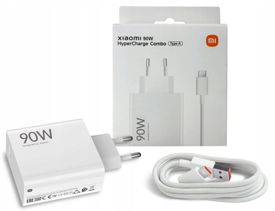 Karikues muri Xiaomi 90W HyperCharge GaN, USB A, PD 6.1A, i bardhë