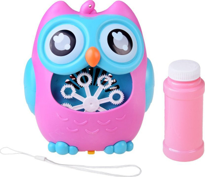 Makine flluskash sapuni SOAP BUBBLES Bufkë ZA4332, me LED dhe melodi, rozë blu