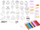 Set kreativ DIY Colored Crystal, 24 varëse, 10 tuba boje, shumëngjyrësh