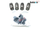 Set susta valvulash Harley-Davidson 18013-03A, për XL 1200C Sportster 2004+, metalik