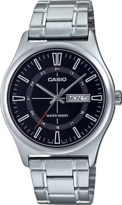 Ora dore Casio MTP-V006D-1C, kuarc, çelik inox, e zezë