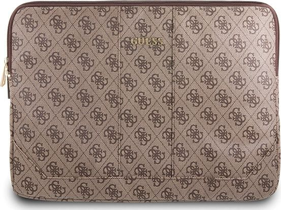 Çantë për laptop Guess GUCS134GB, 13", lëkurë ekologjike, kafe