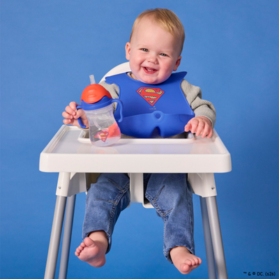 Gotë trajnimi b.box Superman, me pipë, 240 ml, blu kuqe