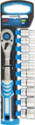 Set çelësa me raketë Högert Technik HT1R332, 12 pjesë, 1/2", blu