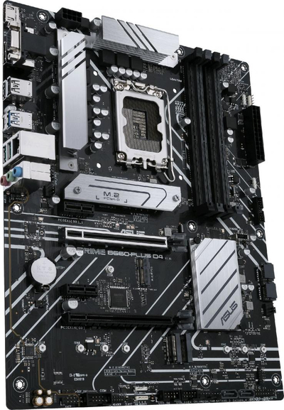 Pllakë amë Asus PRIME SERIES B660-PLUS D4, e zezë