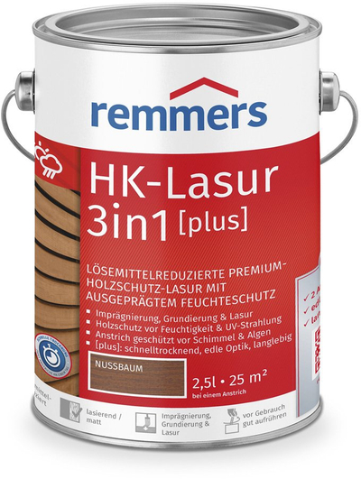 Llak druri Dymo IMPREG HK LASUR 3IN1 RC660, 2.5L, walnut