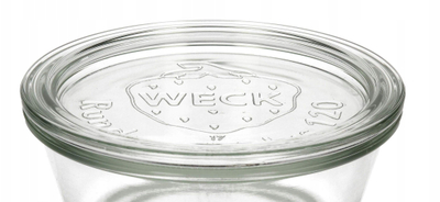 Тегла стаклена Deli WECK 100 ml, без капак, сет 6 парчиња, проѕирна