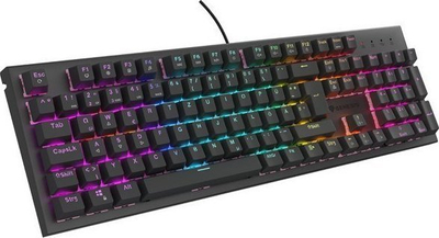 Tastierë gaming Genesis THOR 303 Silent, me kabllo, layout DE, e zezë