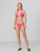 Pjesë e poshtëme bikini 4F, klasikë, elastike, rozë