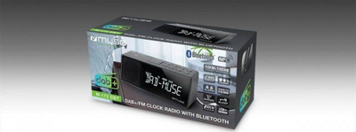 Radio-orë Muse M-172 DBT, DAB Plus, FM, e zezë
