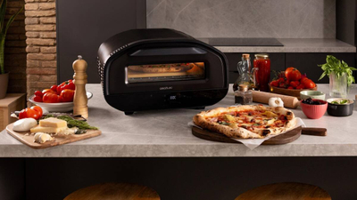 Furrë elektrike pice Cecotec Pizza&amp;Co Tifosi, 1700W, 12L, ngjyrë argjendi