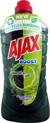 Sapun i lëngshëm Ajax Boost Charcoal + Lime, 1 l
