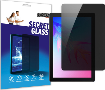 Xham privatësie GrizzGlass SecretGlass për tabletin Huawei MatePad T10s, xham i temperum, transparencë e lartë, i tejdukshëm
