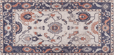 Tapet pambuku KABTA, 80 x 150 cm, me model oriental, shumëngjyrësh