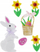 Set dekorativ vetëngjitës CRAFT WITH FUN Bunny, 6 copë, EVA, shumëngjyrësh