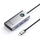 Hub USB C Orico PW11 6P, 6 në 1, HDMI 4K, gri argjendtë