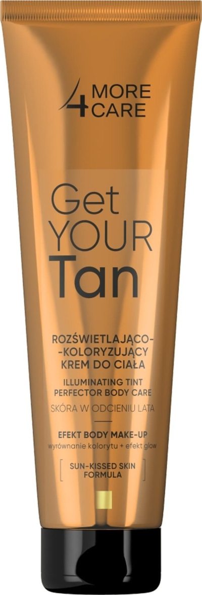 Krem trupi More4Care Get Your Tan, 100 ml, krem që i jep ngjyrë lëkurës
