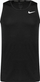 Maicë vrapi Nike Miler Dri FIT për burra, material Dri FIT, gjona reflektuese, e zezë
