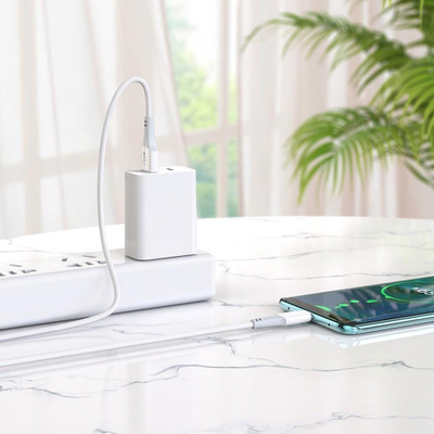Kabllo Hoco X70 USB A në USB C, 3A, 1m, e bardhë