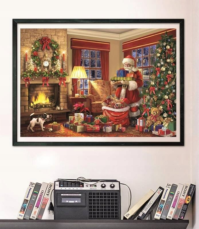 Puzzle Clementoni Classic Christmas, 1000 copë, 70x50cm, shumëngjyrësh