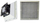 Ventilator për panele ERGOM WRF 55/230, 55 m³/h, 230V AC, gri RAL 7035