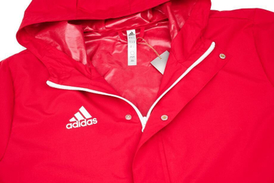 Jaka për kalamoj Adidas Entrada 22 All-Weather Jr IK4013, me kapuç, poliestër i ricikluar, blu