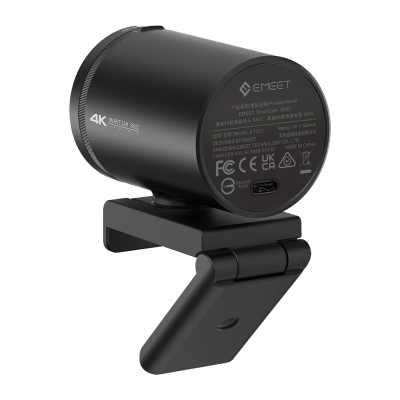 Kamerë web EMEET SmartCam S600, 4K, autofokus TOF, e zezë