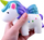 Lodër antistres Foam Squishy Pony ZA2611, prej shkumë, me memory shape, shumëngjyrëshe