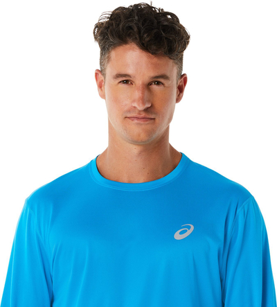 Bluzë sportive ASICS Core Long Sleeve, me mëngë t’gjata, pëlhurë sintetike, blu