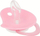 Biberon Disney Princess, silikon anatomik 0–6m, që ndriçon në errësirë, rozë