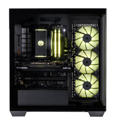 Десктоп компјутер Actina KOMACNGIP0212, AMD Ryzen 5 7500F, 32GB RAM, 1TB SSD, Radeon RX 7700 XT, црн