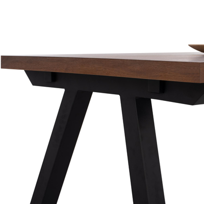Tavolinë ngrënieje JAY, MDF + finier, 200×100×75 cm (HM9304.02)