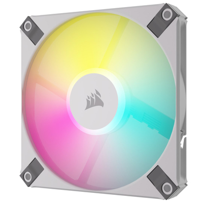 Ventilator kullë Corsair iCUE SP120 RGB Elite, 120mm, RGB, i bardhë