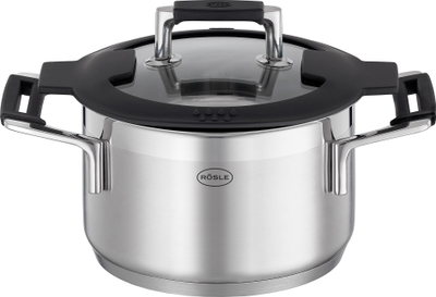 Tenxhere e thellë Rosle SILENCE PRO, 6.3", çelik inox, argjendtë
