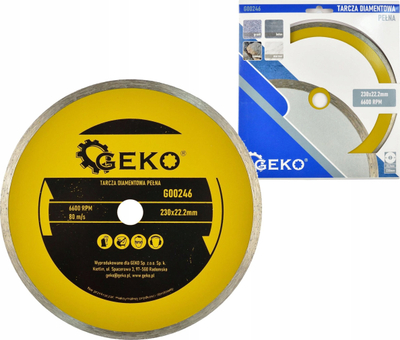 Disk diamanti Full Diamond Disc 230mm, vrimë 22.2mm, i argjendtë