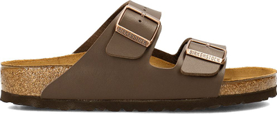 Sandale Birkenstock Arizona BF, shollë anatomike, dy rripa, bezhë