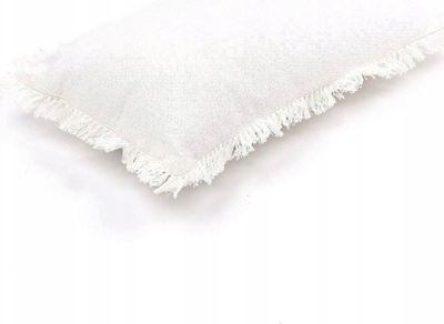 Jastëk dekorativ Cotton Boho, 30x50cm, pambuk 100%, i bardhë