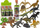 Set dinosauri në tub, 12 figura, shumëngjyrësh