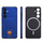 Kapak telefoni OCPC FCB Magnetic SE për Samsung Galaxy S25 Plus, me magnet, me stand, blu