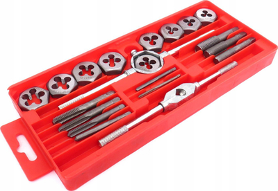 Set kalibruesash MAR-POL SET.20 M55860, 20 copa, metrik, në kuti plastike të kuqe