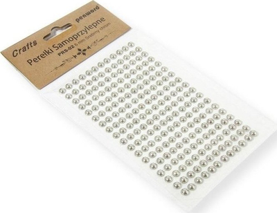 Stoli vetëngjitëse Penword Pearls, 6mm, argjendi krom