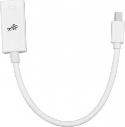 Adapter TB Mini DisplayPort në HDMI, 15 cm, i bardhë