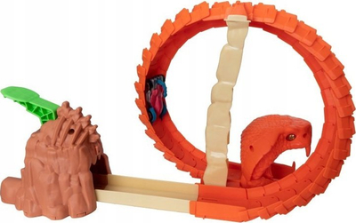Патека за трки Teamsterz Serpent Strike, со возило Beast Machines, за деца
