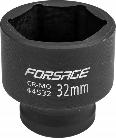 Dorezë goditëse Forsage Impact 1/2\", 32mm, 6-këndore, e zezë