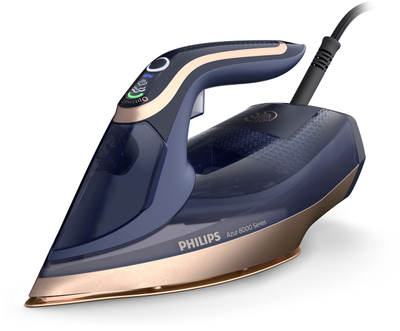 Hekur me avull Philips Azur 8000 DST8050/20, 3000W, shpërthim i fuqishëm avulli, blu